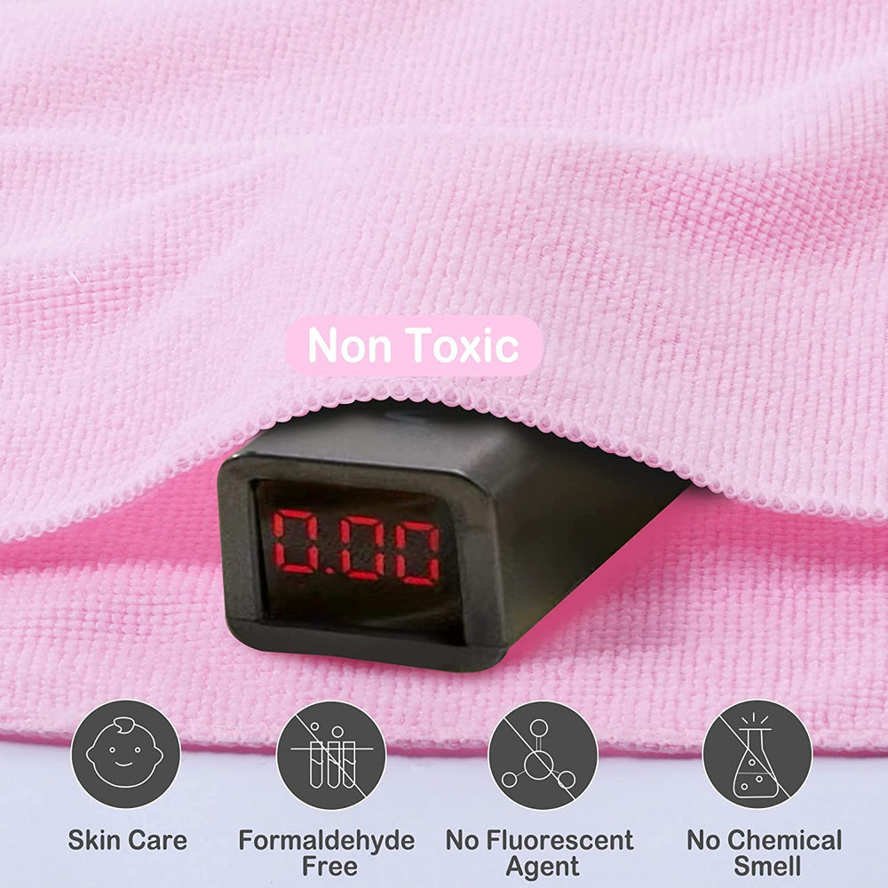 Softan multi-use washcloths display versatile towel for bath, burp cloth, or face.