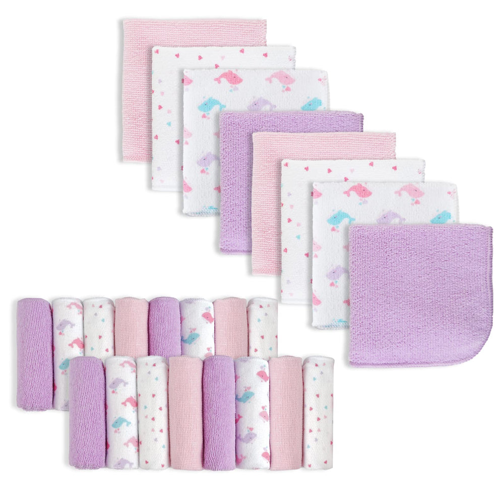 Softan baby washcloths 24-pack packshot showing ready-for-bath-time softness