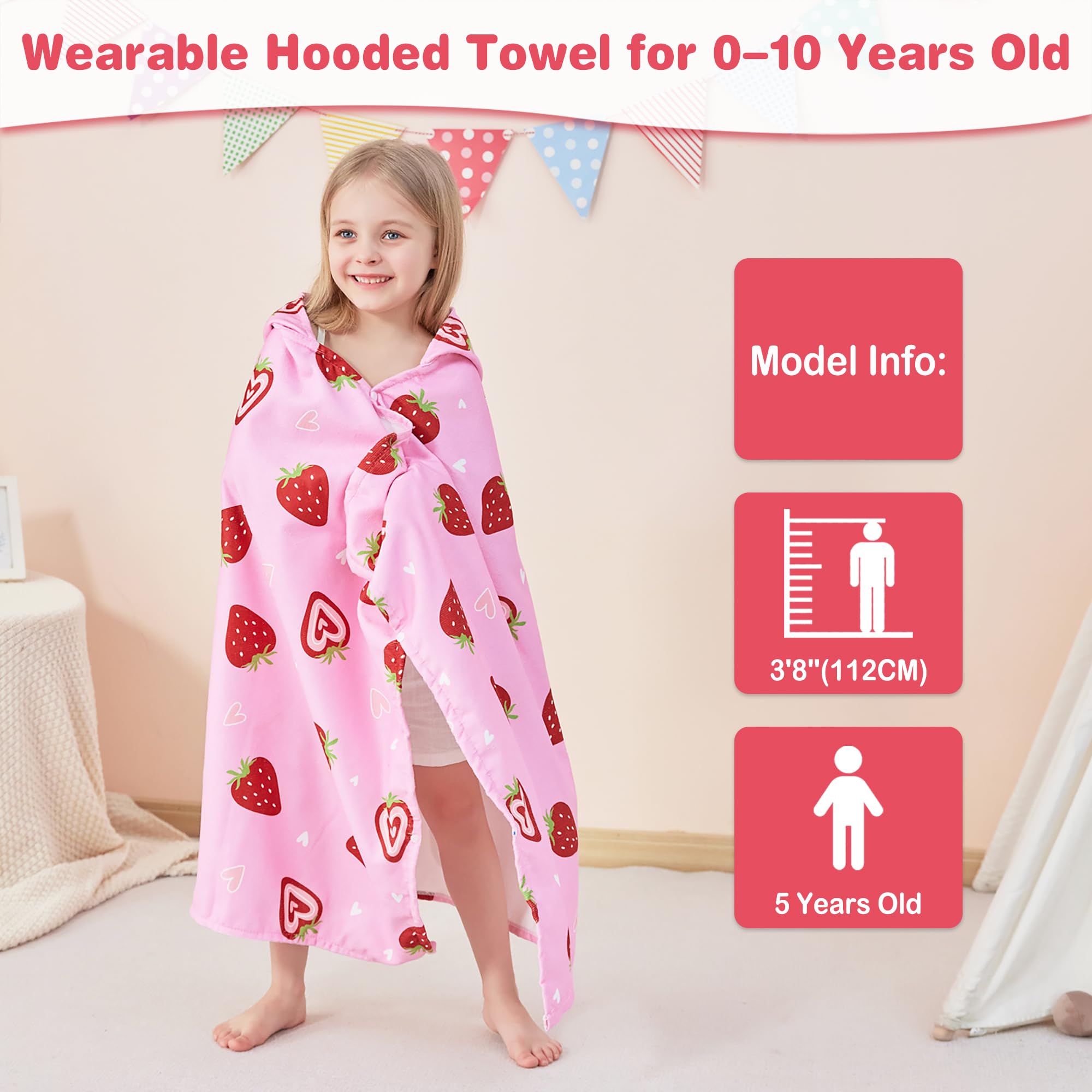 Softan Saftan full-size towel 50x30 inches covers growing child.