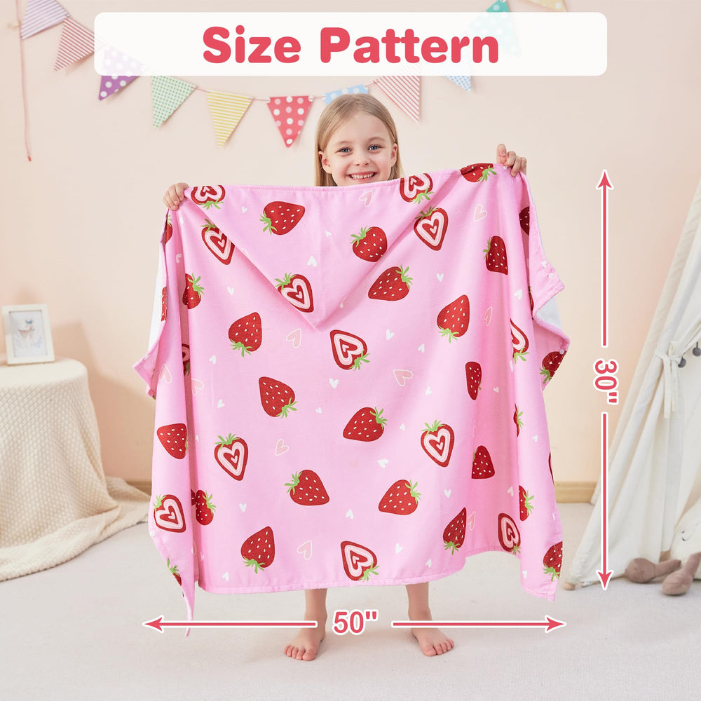 Softan Saftan towel for pool or beach keeps child dry and cozy.