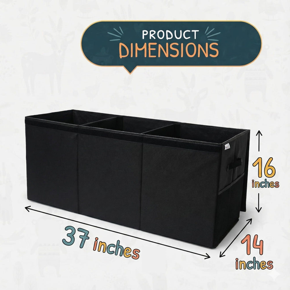 SoftOwl extra-large collapsible toy storage design saves space when not in use