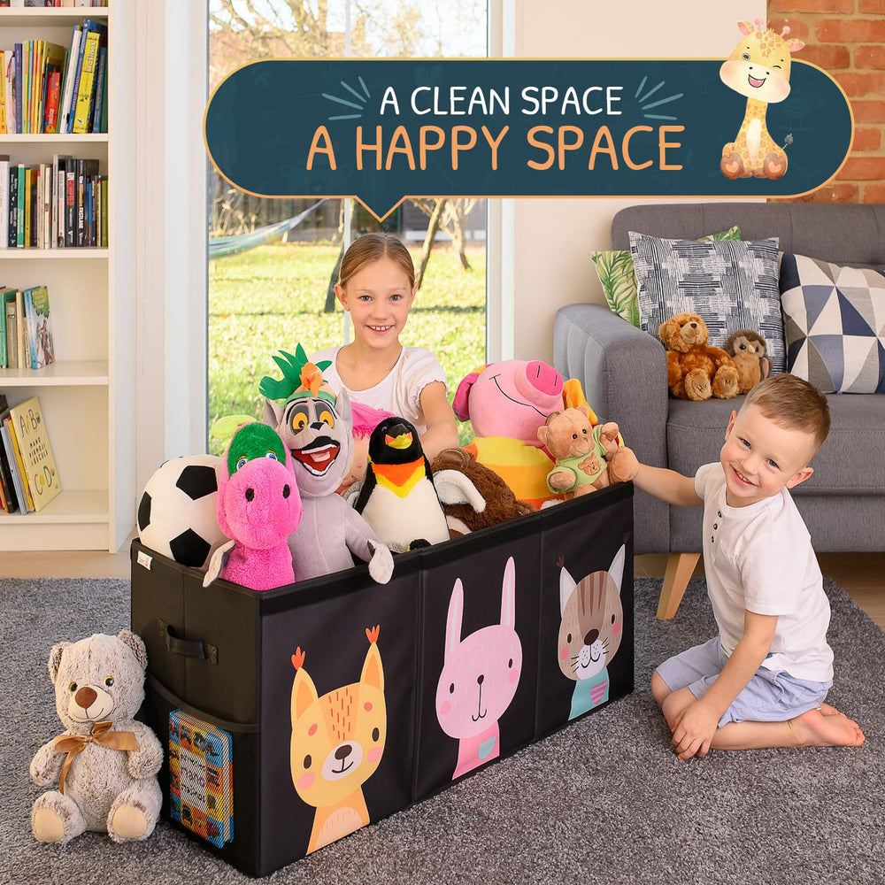 SoftOwl reinforced handles make carrying toys between rooms easy.