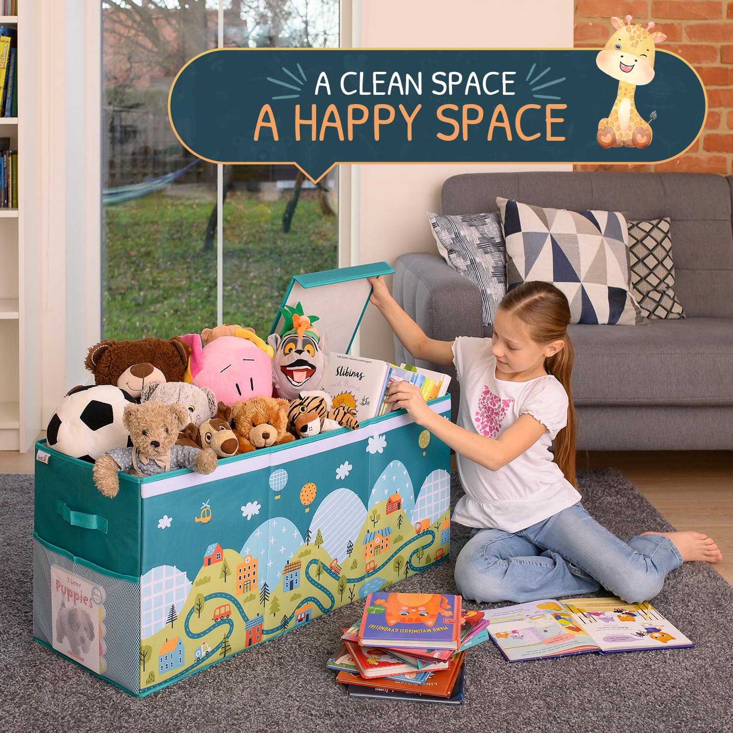 SoftOwl kid-safe storage box designed for nurseries, bedrooms, and playrooms.