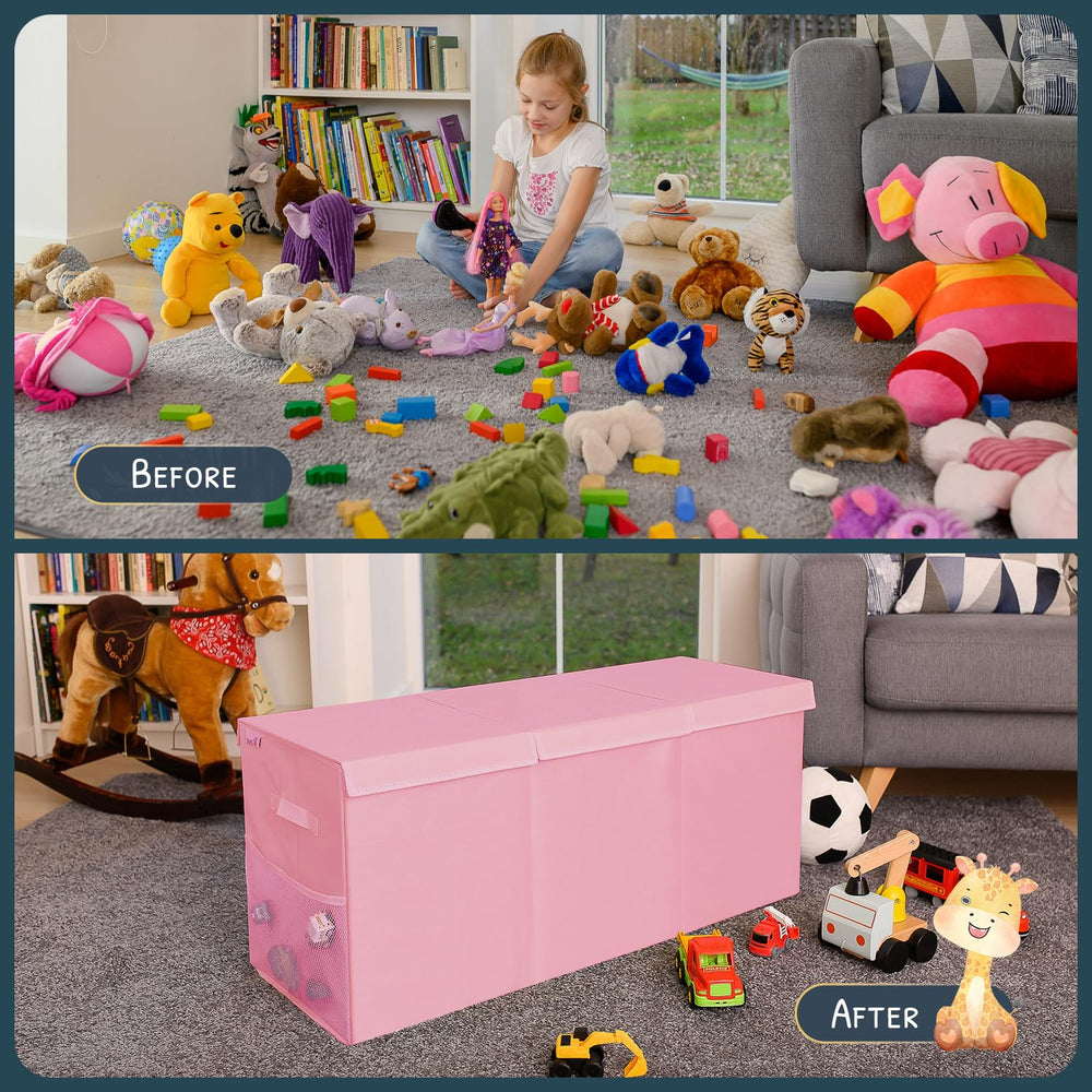 SoftOwl storage bin in nursery or playroom adds clean, decorative organization.