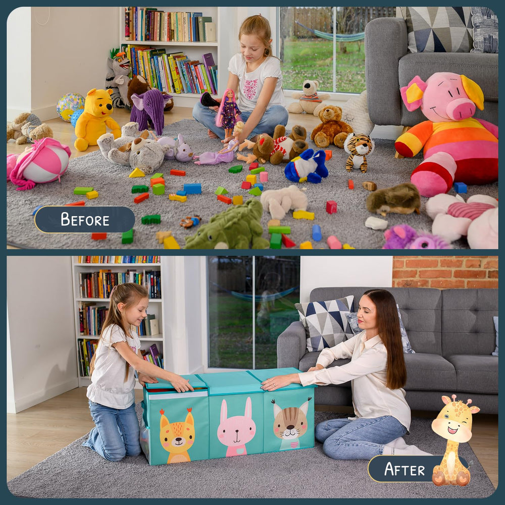 SoftOwl toy storage organizer with durable Oxford fabric withstands daily use.