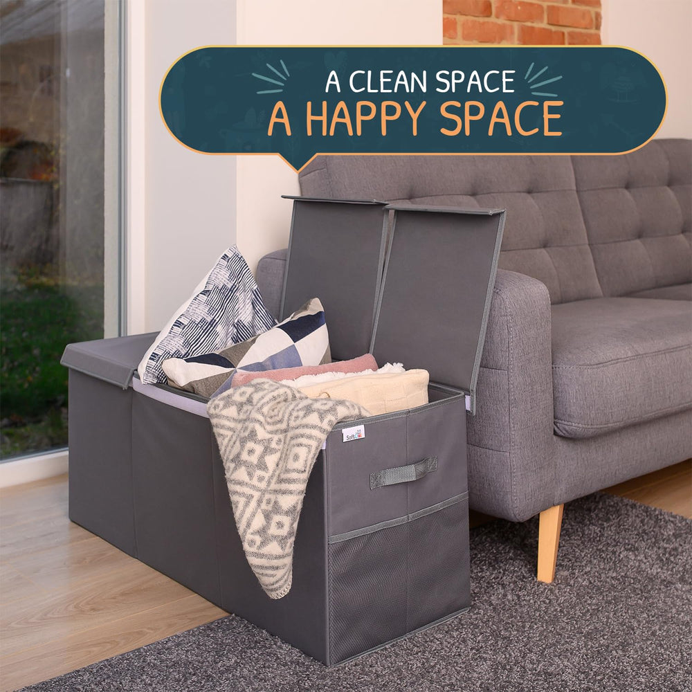 SoftOwl lid helps keep contents dust-free and protected.
