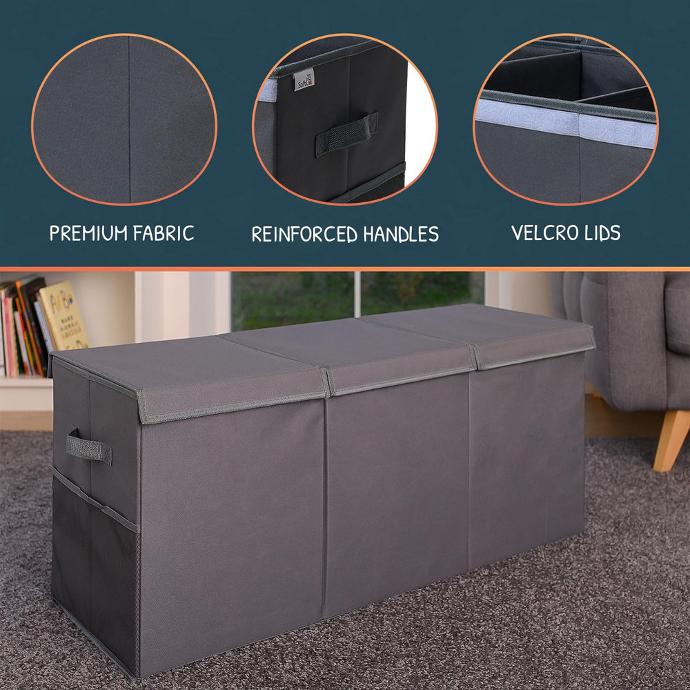 SoftOwl toy storage organizer in durable Oxford fabric for everyday kid use.