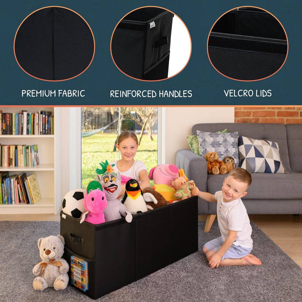 SoftOwl toy storage organizer side mesh pockets for quick-access essentials