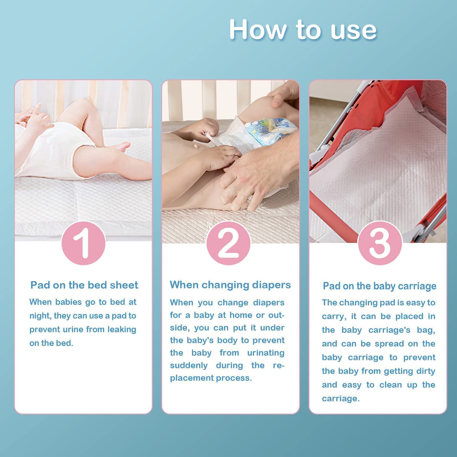 SOFYFINE changing pad used on a newborn changing table for clean changes