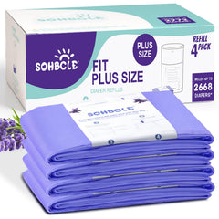 SOHBCLE Dekor Plus four-pack refill shows lengthened design for high capacity use