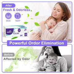 SOHBCLE Dekor Plus refill holds up to 2668 newborn diapers
