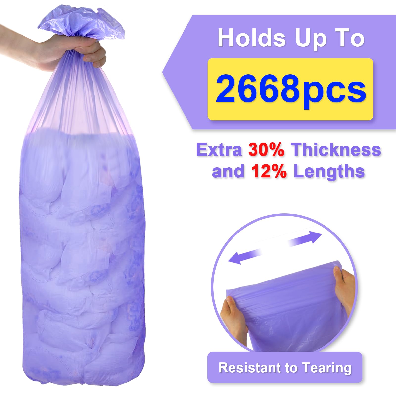 SOHBCLE lavender-scented refill demonstrating odor control in nursery