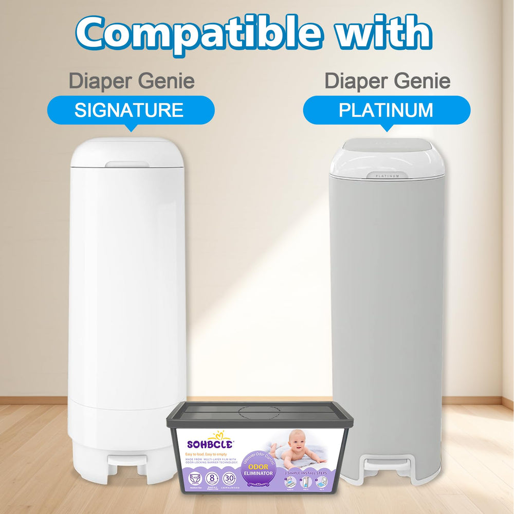 SOHBCLE refills tear-line design enables quick knot-free bag access.