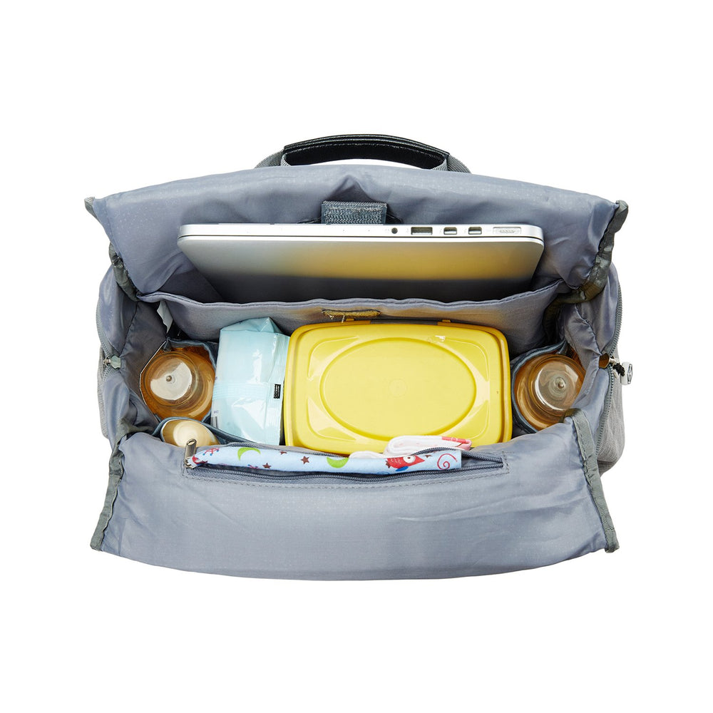 SoHo Designs Kenneth Diaper Backpack stain-resistant exterior details simplify cleaning