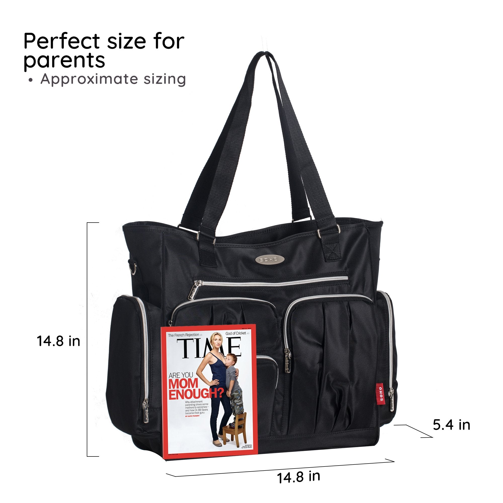 SoHo Designs Time Square mesh packing cube helps organize small items.