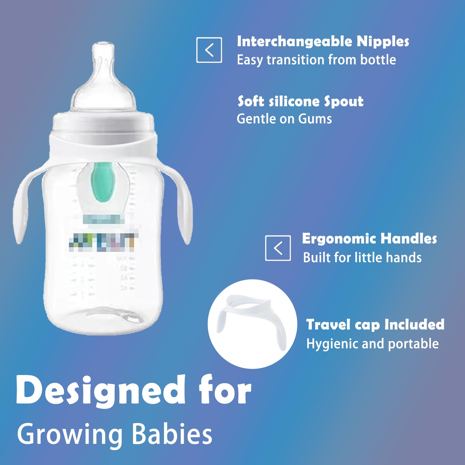 Solala handles support early self-feeding practice with Philips Avent bottles