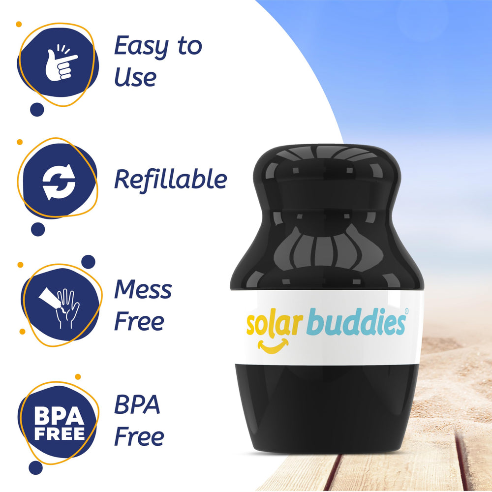 Solar Buddies refill-heads demonstrate sustainable, cost-saving replacement for ongoing sun protection