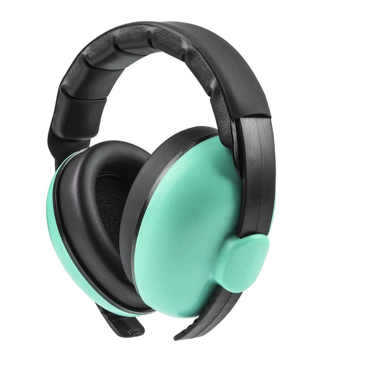 Solar-Power Baby earmuffs soft padding for gentle contact on delicate skin