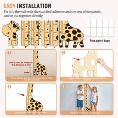 soleim child-room-decor-growth-chart adds warmth while noting children's growth milestones.