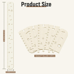soleim height chart kids measuring board clearly marks height milestones for kids at home