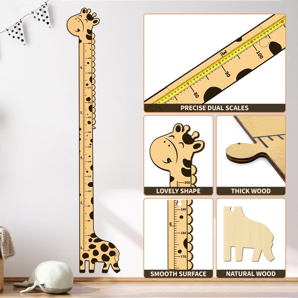 soleim measuring-board-wooden durable height ruler for easy in-room use.