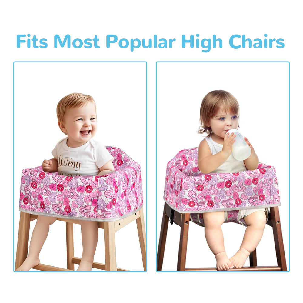 Solfres pink-lilac colorway coordinates with nursery and dining spaces.