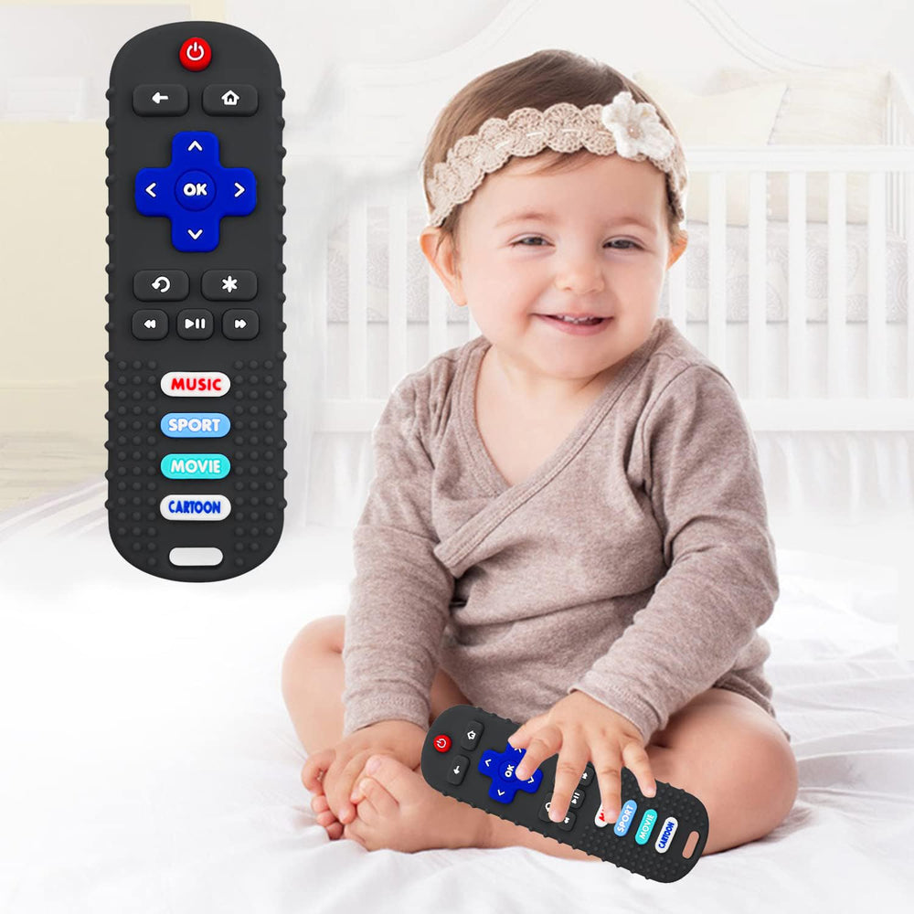 SOLIFEGOBLE silicone teether close-up highlighting soft texture safe for gums