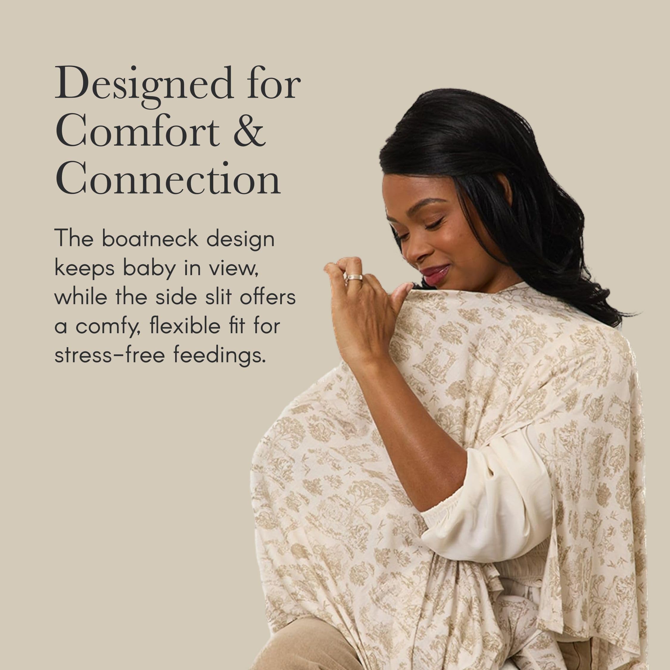 Solly Baby nursing cover multifunctional-use doubles as stroller or car-seat cover.