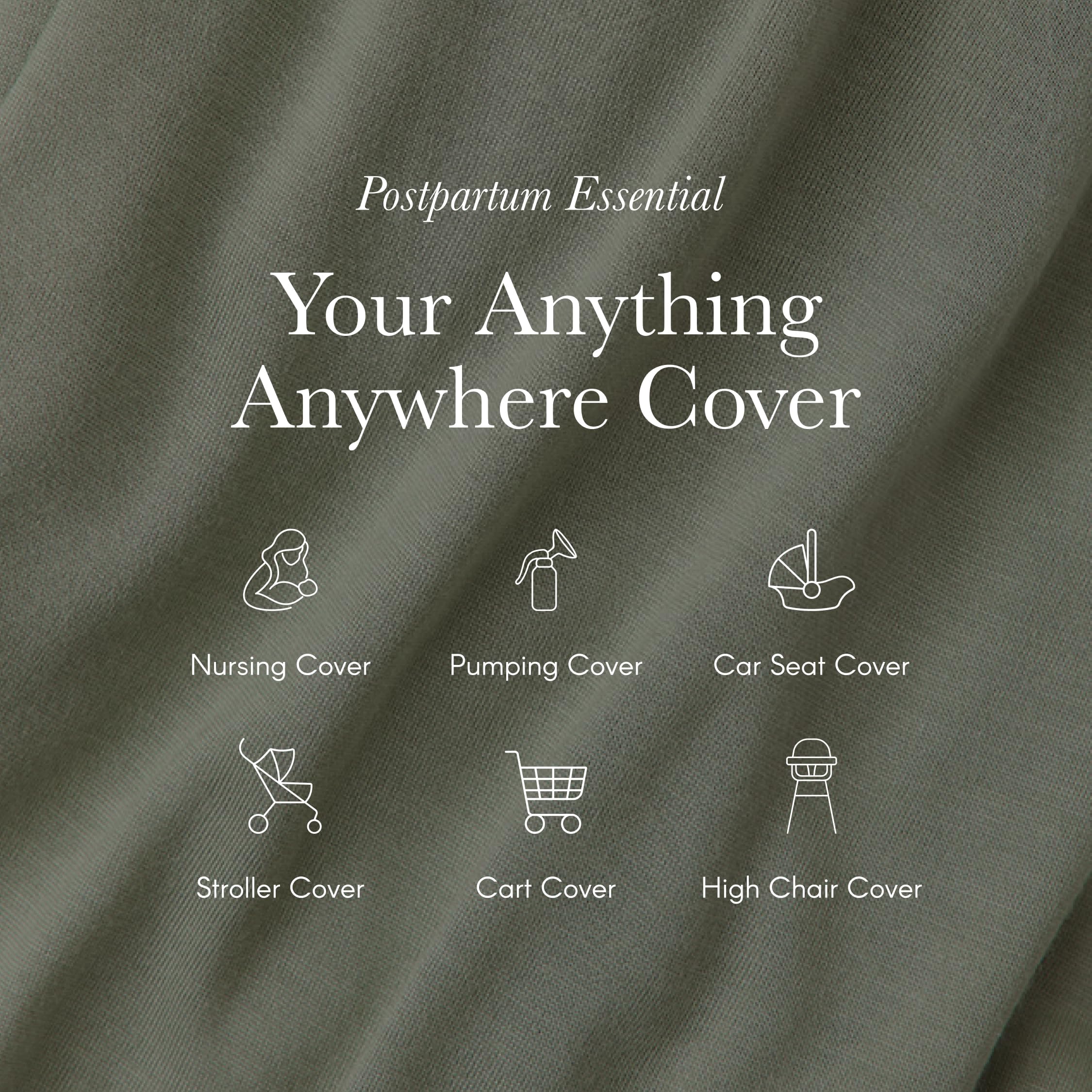 Solly Baby nursing cover private-space enables quiet feeds in public.