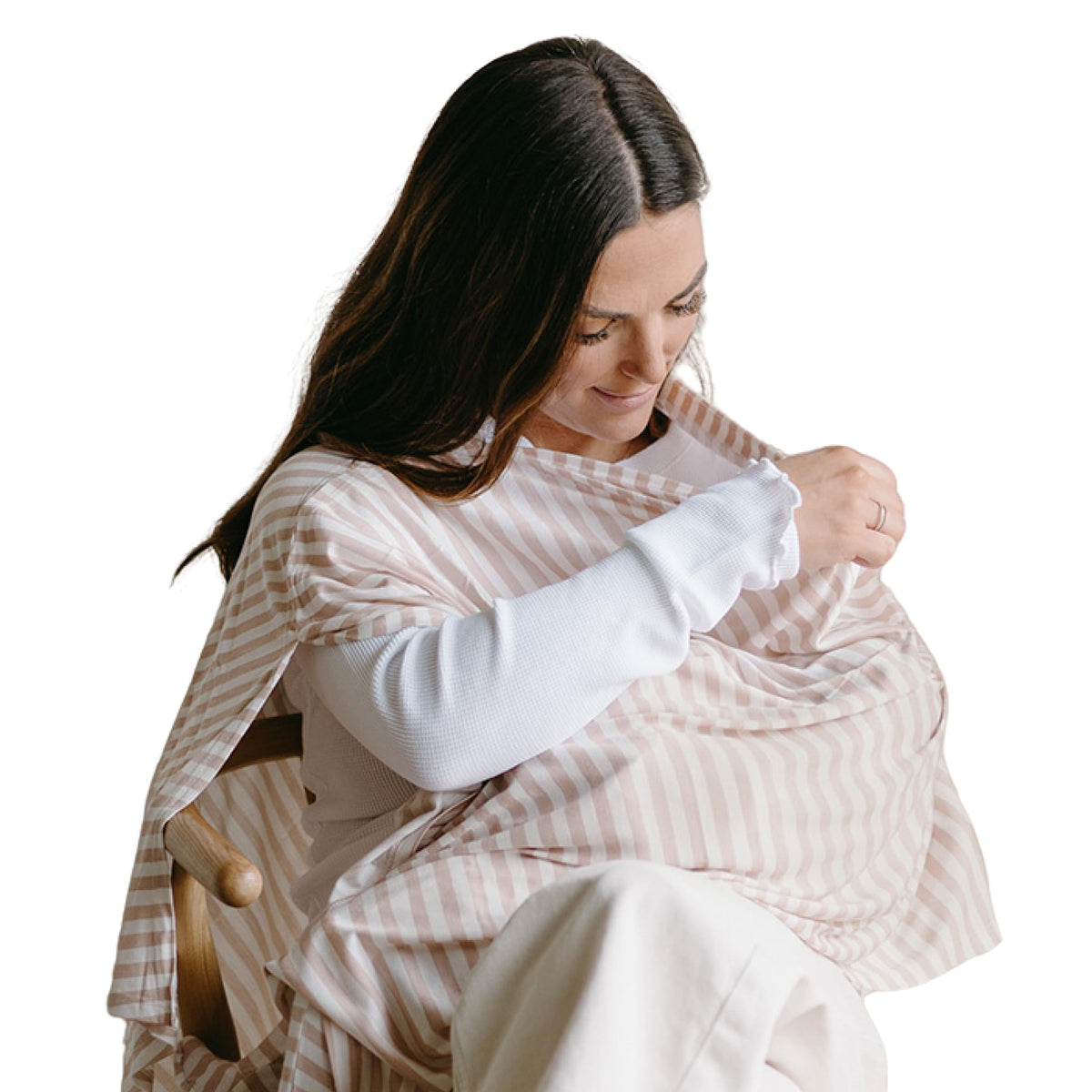 Solly Baby nursing cover ultra-breathable for discreet, cool feeds on the go.
