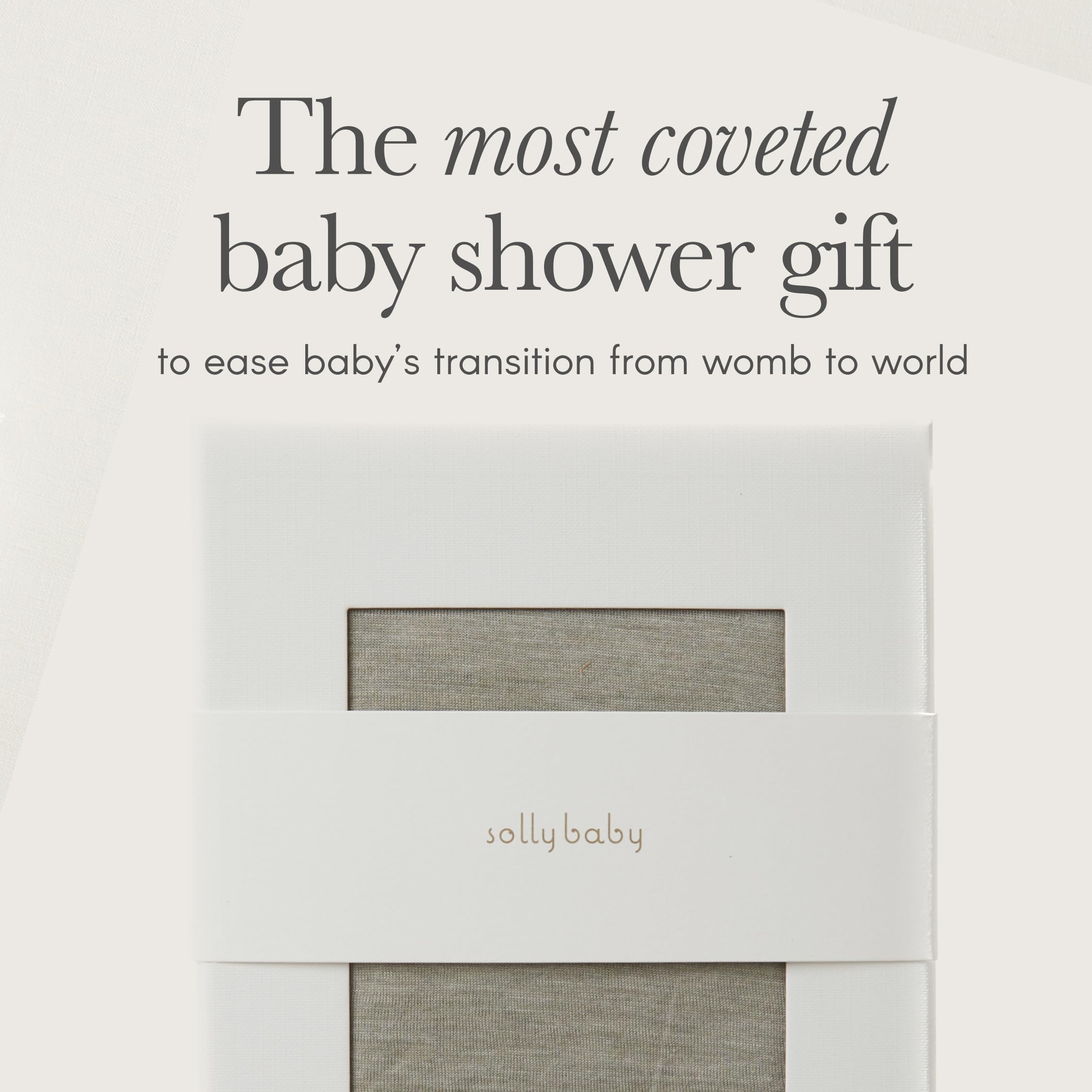 Solly Baby wrap close-to-heart position showing bonding during postpartum routines.