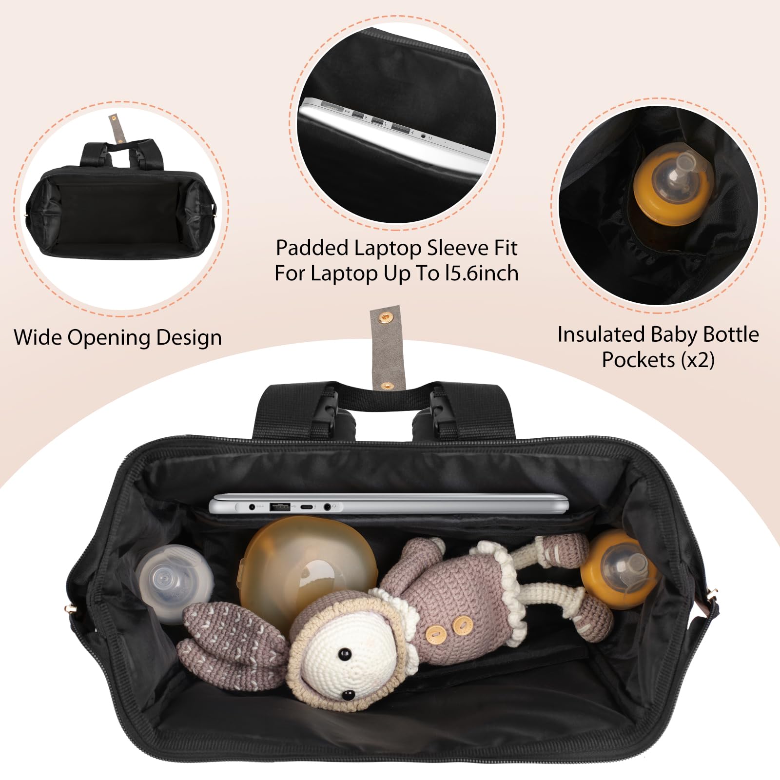 SOLPKD travel backpack design makes commuting with essentials easier.