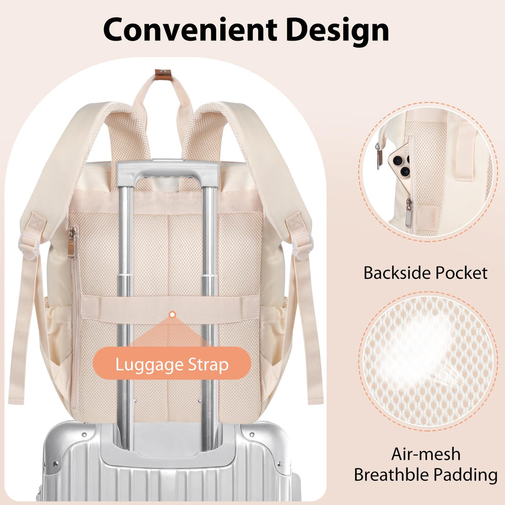 SOLPKD bag ready for work and travel with easy-clean components