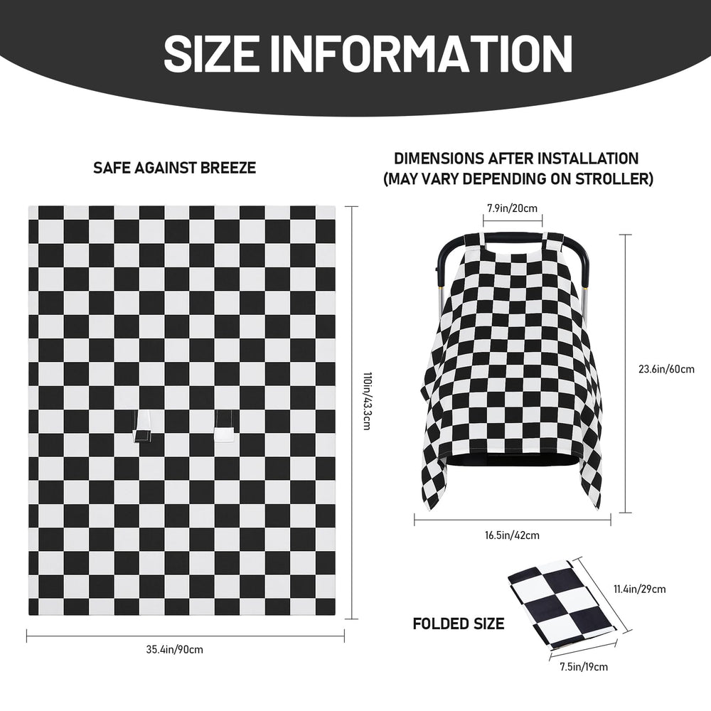 solTourne cover doubles as a nursing shield and stroller shade.