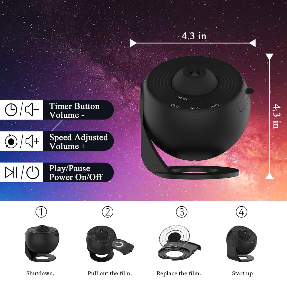 SOMKTN easy-setup-plug-in makes it simple to start a soothing starry mood.