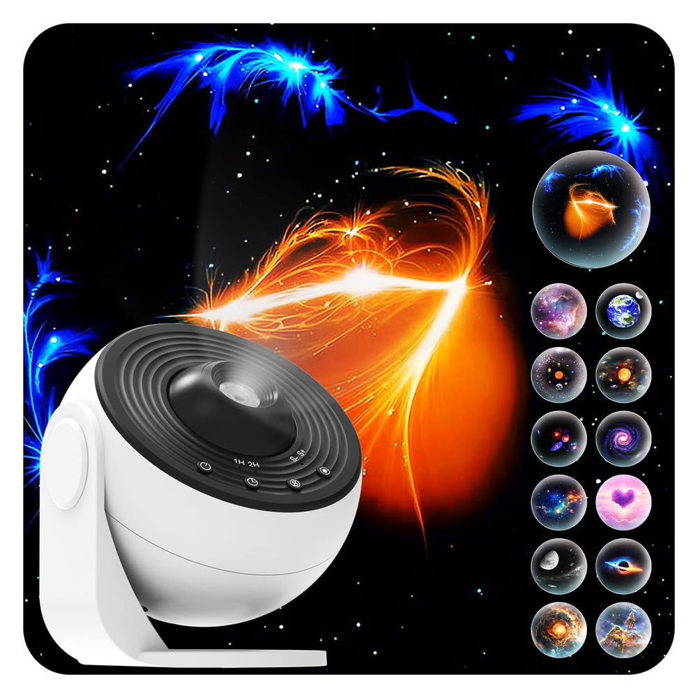 SOMKTN Galaxy Projector Pro ceiling stars for immersive sleep ambience in kids' rooms.