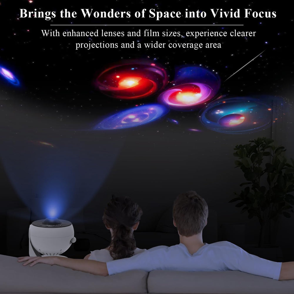 SOMKTN Galaxy Projector Pro timer function for auto-off nights.