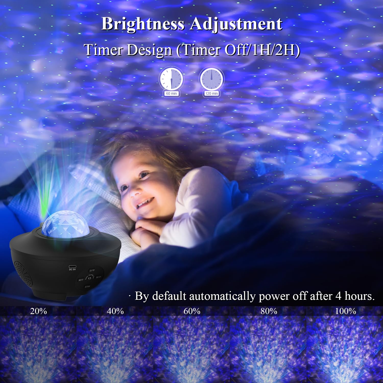 SOMKTN Star Projector remote control for easy adjustments