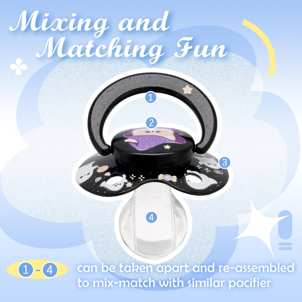 Somniumnight age-regression pacifier image evokes nostalgic comfort for adults