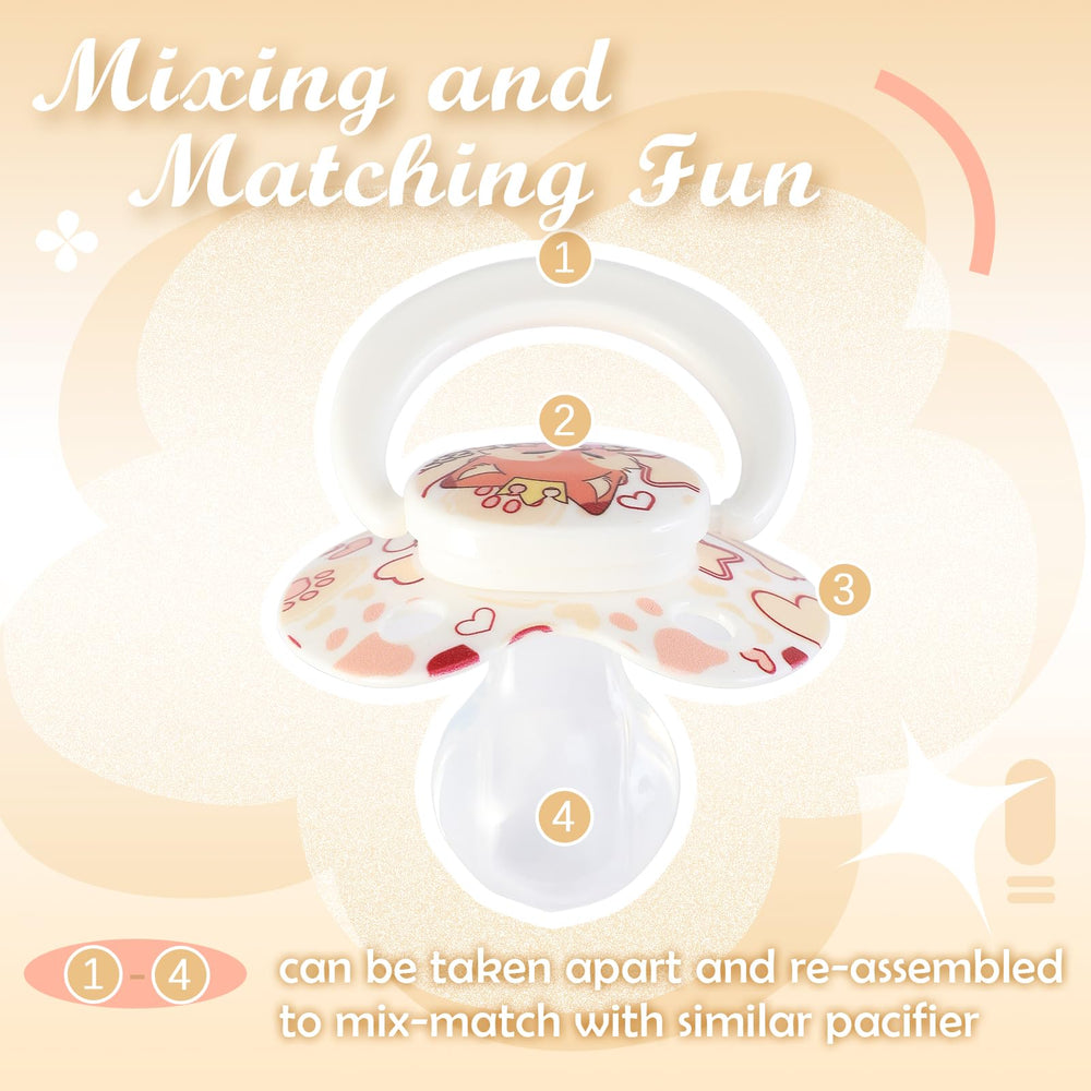 Somniumnight cartoon designs with fox and hearts for comforting moments