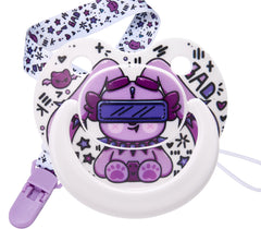 Somniumnight cute adult pacifier with large shield for comfortable breathing during sleep