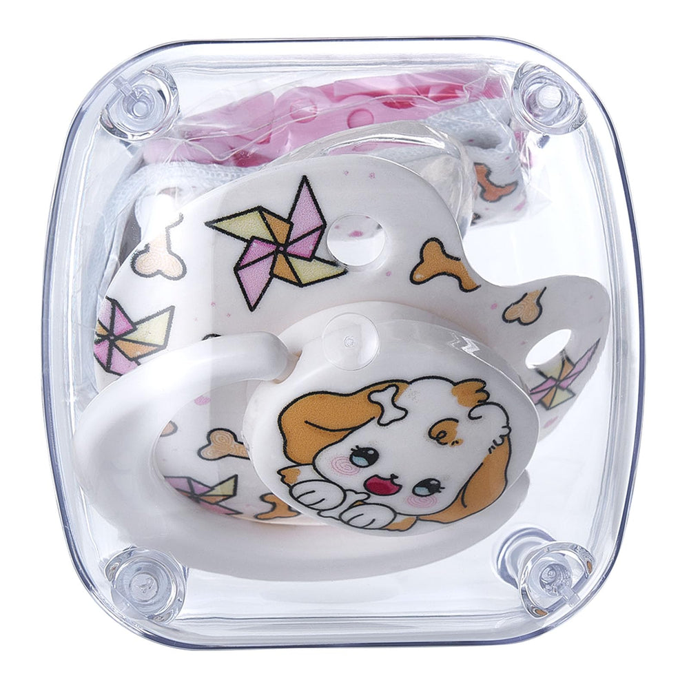 Somniumnight puppy-design with windmills and hearts enhances playful appeal.