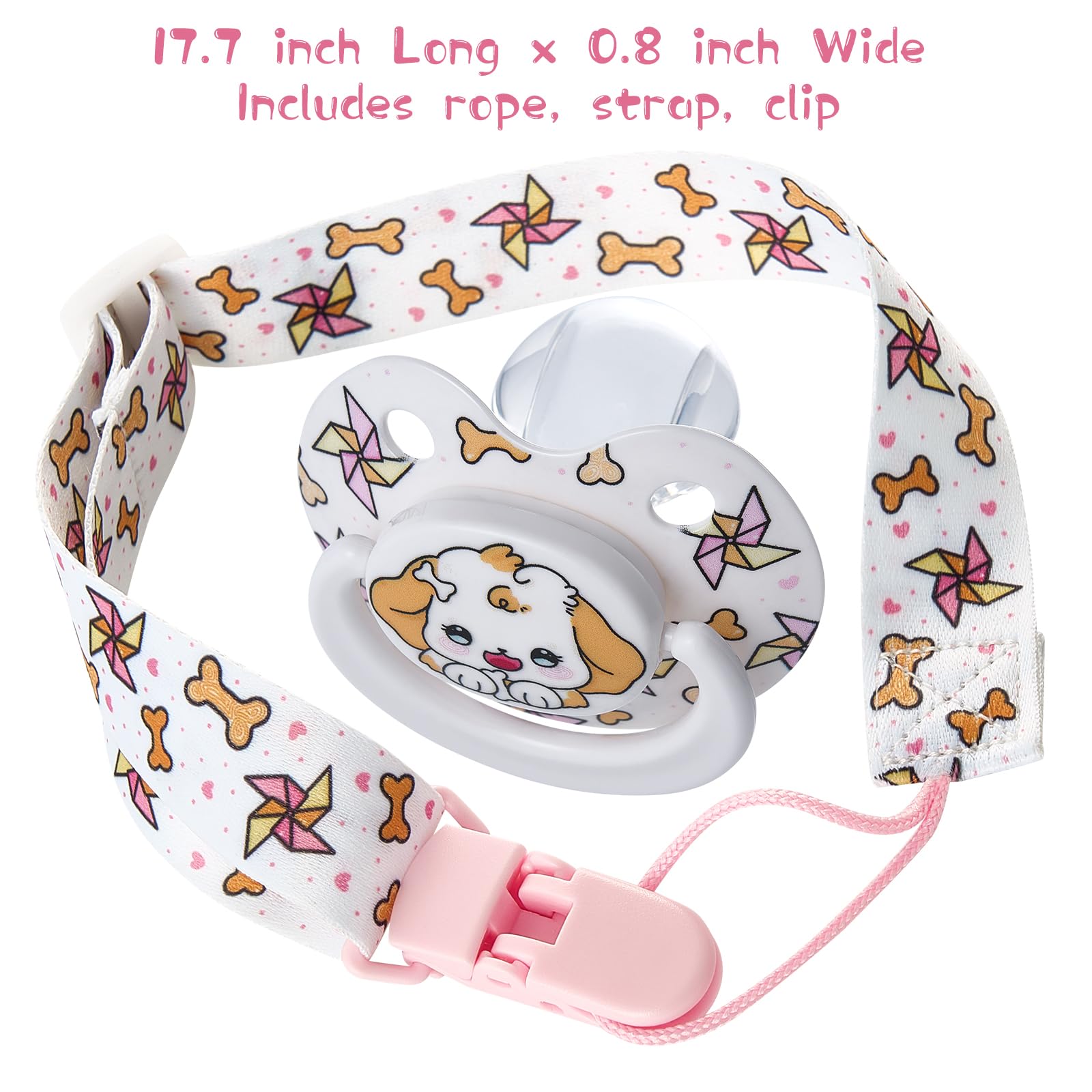 Somniumnight pacifier with side ventilation holes supports easy breathing.