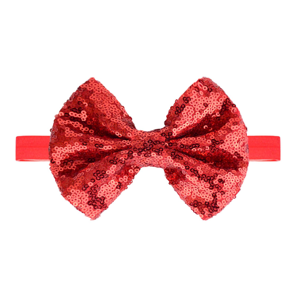 Song Qing sequined bow headband ideal for birthday and party photos