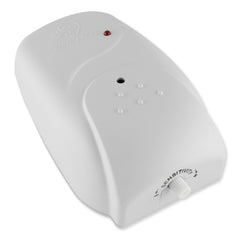 Sonic Bomb Baby Cry Signaler plugged into the outlet for constant room monitoring.