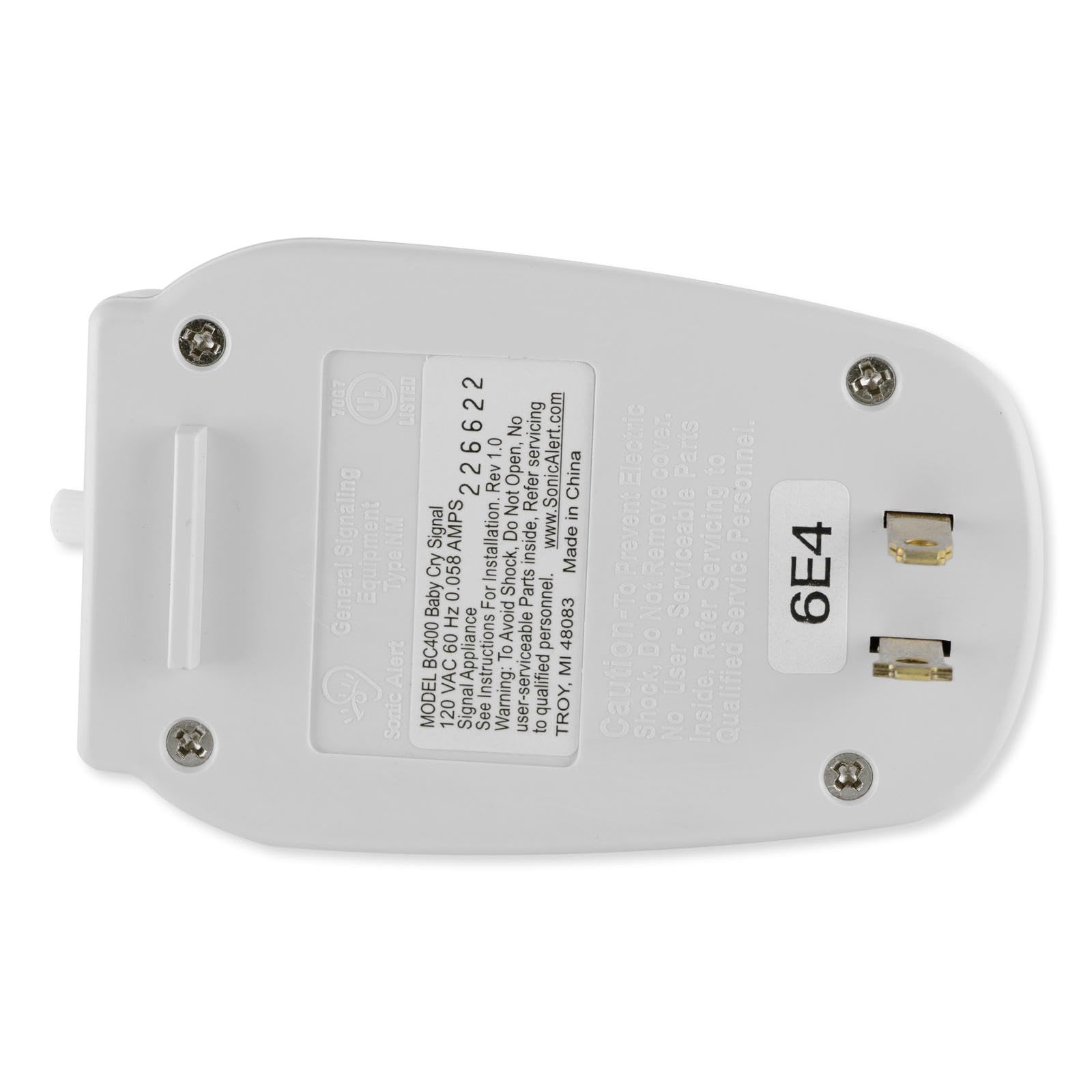 Sonic Bomb receiver compatibility list image shows compatible Sonic Alert devices.