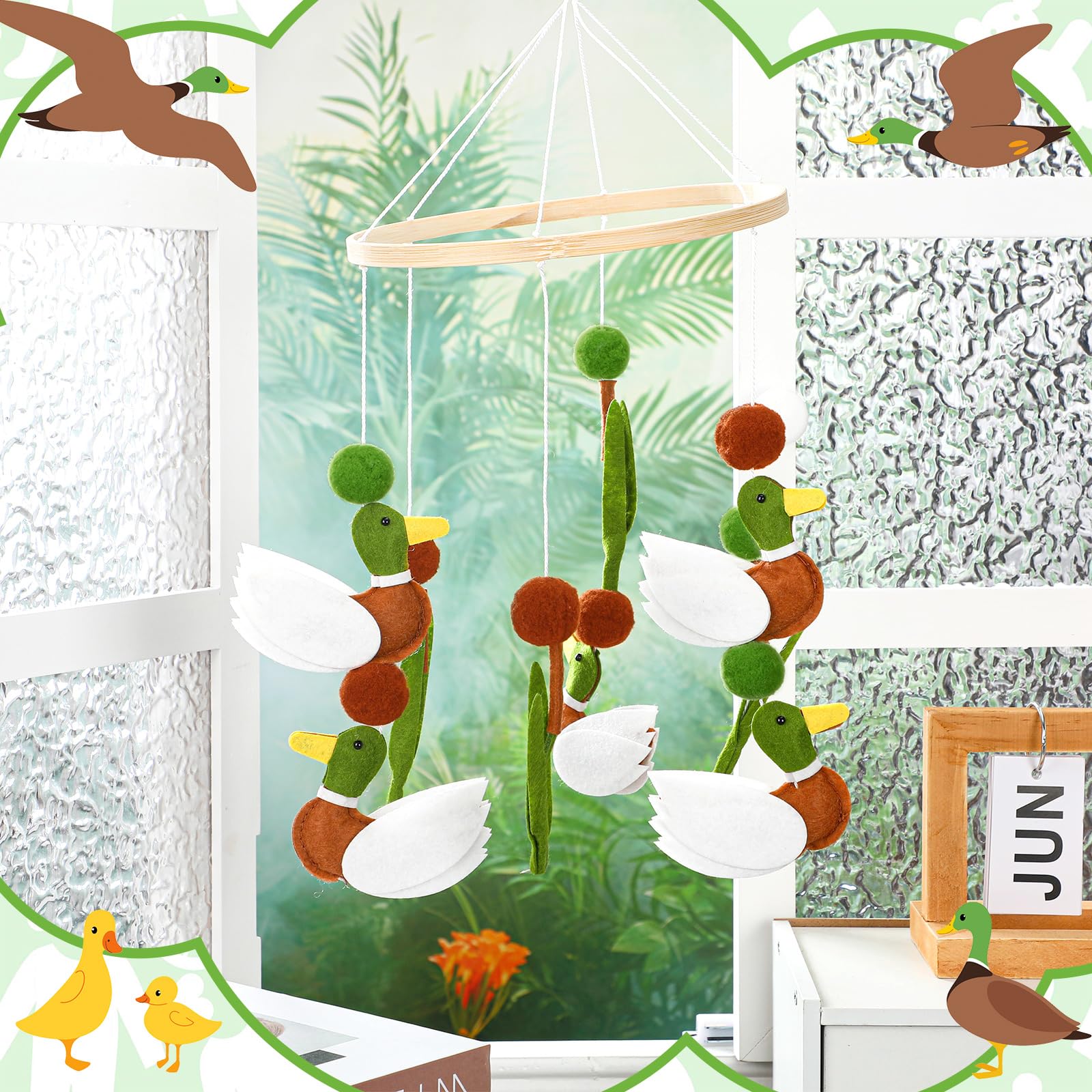 Sonwyoung baby shower gift mallard mobile offers charming nursery decor