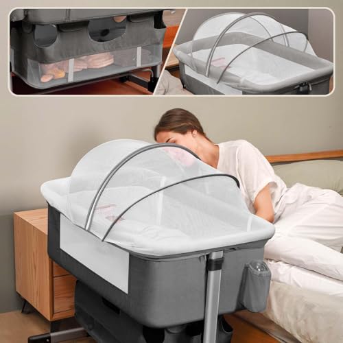 Soobaby mattress-33x19 provides a soft, easy-clean surface for newborn comfort.