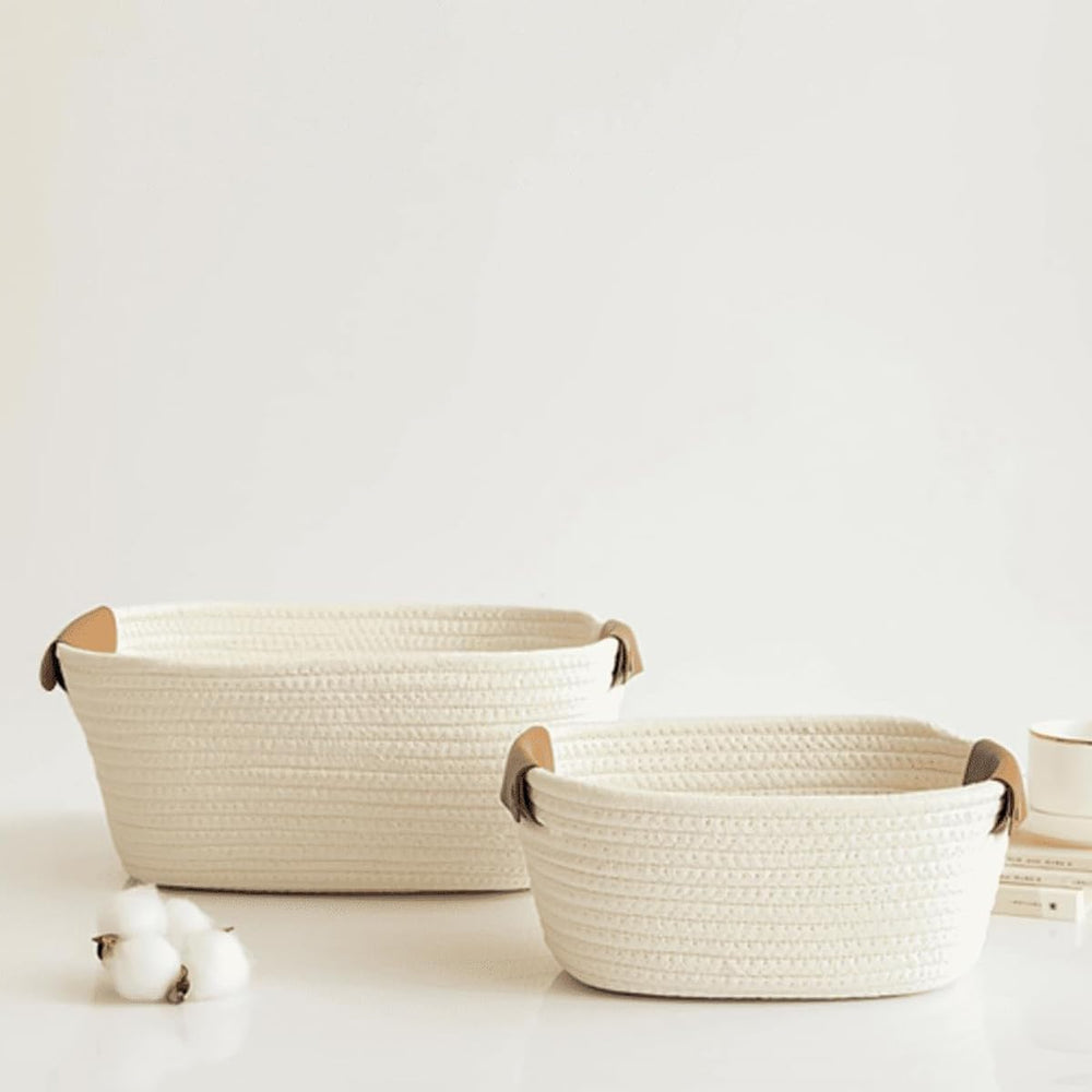 SOORXIEIN vibrant orange decor basket adds charm anywhere.
