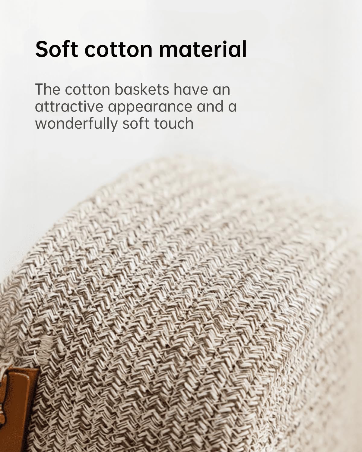 SOORXIEIN basket interior reveal capacity for toys, clothes, or small items